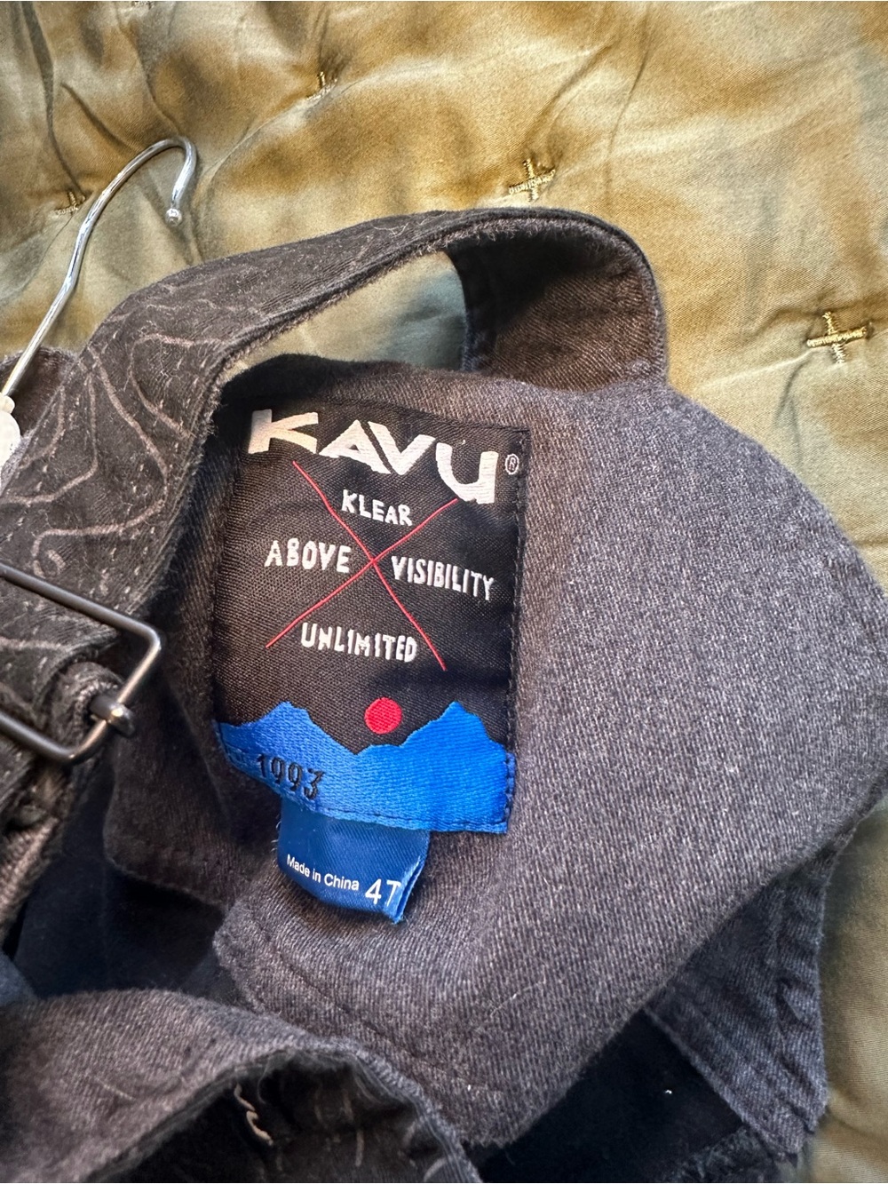 Kavu Topographic Patterned Overalls - Picture 2 of 3